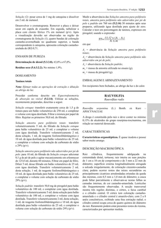 Farmacopeia 5 edição