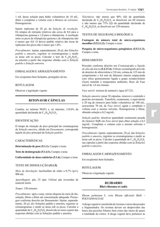 Farmacopeia 5 edição