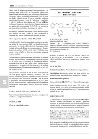 Farmacopeia 5 edição