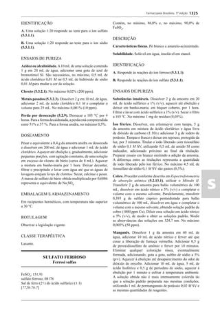 Farmacopeia 5 edição