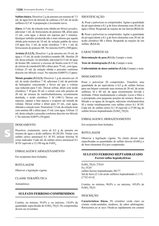 Farmacopeia 5 edição