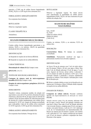 Farmacopeia 5 edição