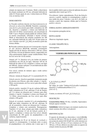 Farmacopeia 5 edição