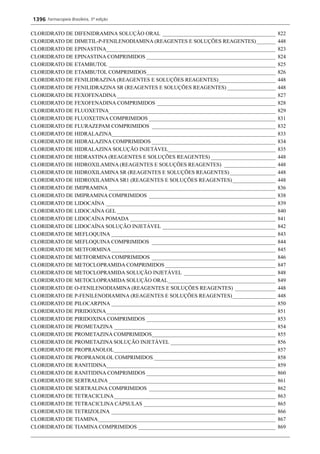 Farmacopeia 5 edição