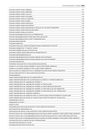 Farmacopeia 5 edição