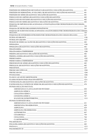 Farmacopeia 5 edição