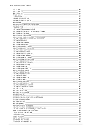 Farmacopeia 5 edição