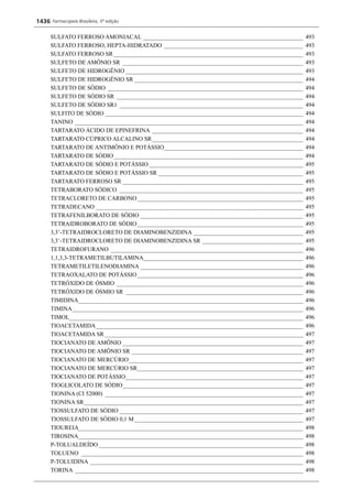 Farmacopeia 5 edição