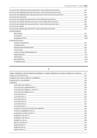 Farmacopeia 5 edição