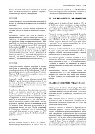 Farmacopéia brasileira 5 edição volume1