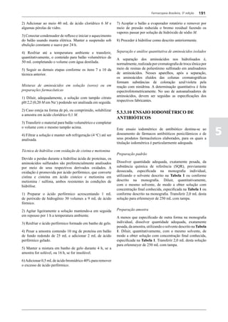 Farmacopéia brasileira 5 edição volume1