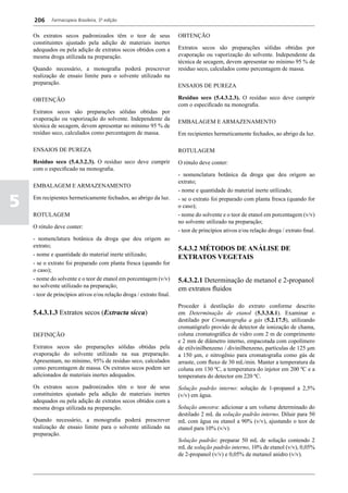 Farmacopéia brasileira 5 edição volume1