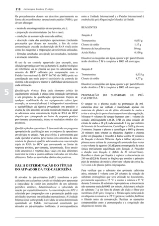 Farmacopéia brasileira 5 edição volume1