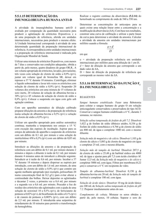 Farmacopéia brasileira 5 edição volume1