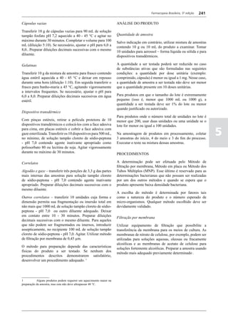 Farmacopéia brasileira 5 edição volume1