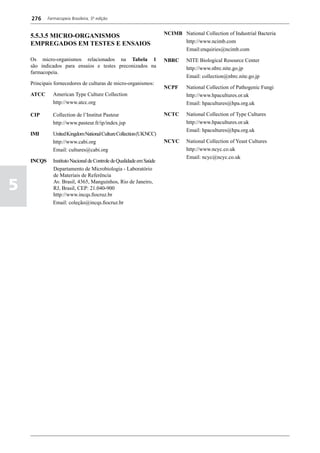 Farmacopéia brasileira 5 edição volume1