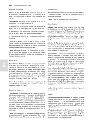 Farmacopéia brasileira 5 edição volume1