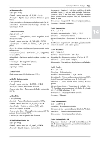 Farmacopéia brasileira 5 edição volume1