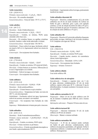 Farmacopéia brasileira 5 edição volume1