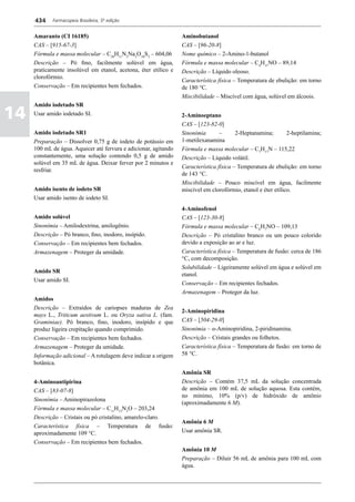 Farmacopéia brasileira 5 edição volume1