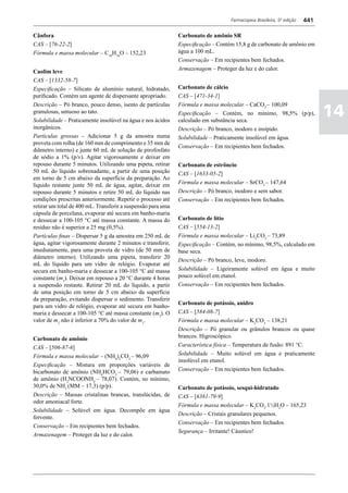 Farmacopéia brasileira 5 edição volume1