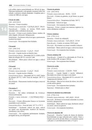 Farmacopéia brasileira 5 edição volume1