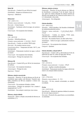 Farmacopéia brasileira 5 edição volume1