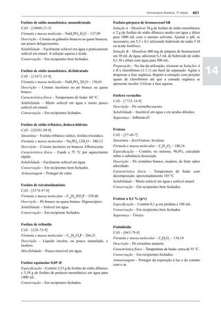 Farmacopéia brasileira 5 edição volume1