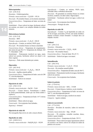 Farmacopéia brasileira 5 edição volume1