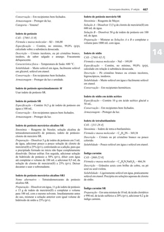 Farmacopéia brasileira 5 edição volume1