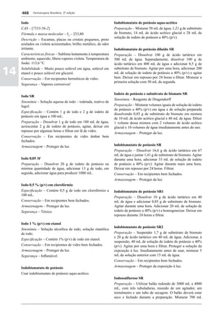 Farmacopéia brasileira 5 edição volume1