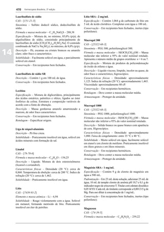 Farmacopéia brasileira 5 edição volume1