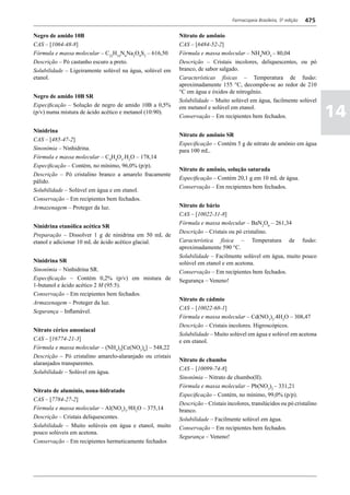 Farmacopéia brasileira 5 edição volume1