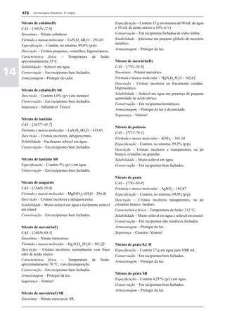 Farmacopéia brasileira 5 edição volume1