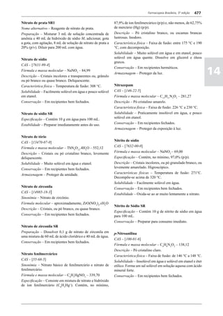 Farmacopéia brasileira 5 edição volume1