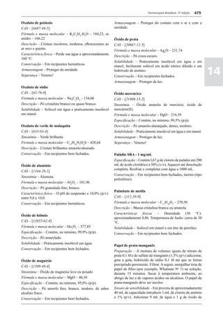 Farmacopéia brasileira 5 edição volume1