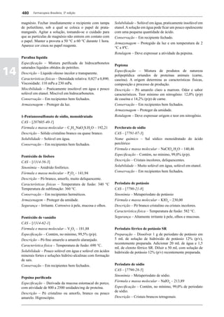 Farmacopéia brasileira 5 edição volume1