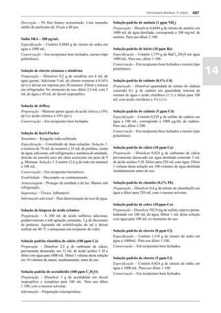 Farmacopéia brasileira 5 edição volume1