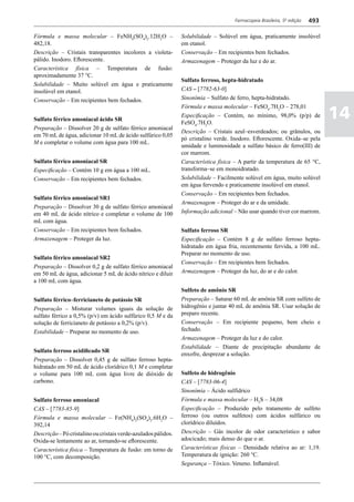 Farmacopéia brasileira 5 edição volume1