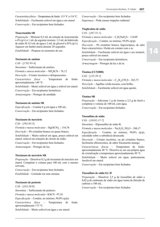 Farmacopéia brasileira 5 edição volume1