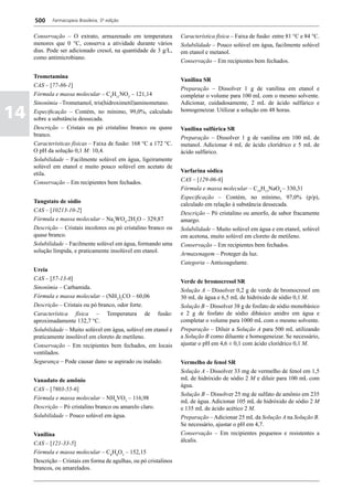 Farmacopéia brasileira 5 edição volume1