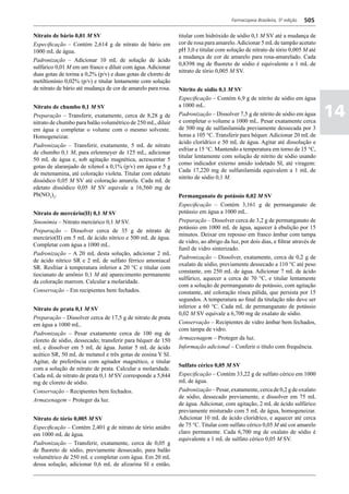 Farmacopéia brasileira 5 edição volume1