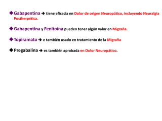 para que sirve la gabapentina