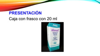 PRESENTACIÓN
Caja con frasco con 20 ml
 