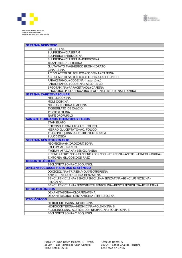 e paracetamol codeina utb Farmacos scs