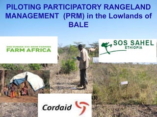 PILOTING PARTICIPATORY RANGELAND
MANAGEMENT (PRM) in the Lowlands of
BALE

(July 2012-May 2013)

 