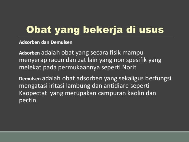 obat anti emetik Farmakologi
