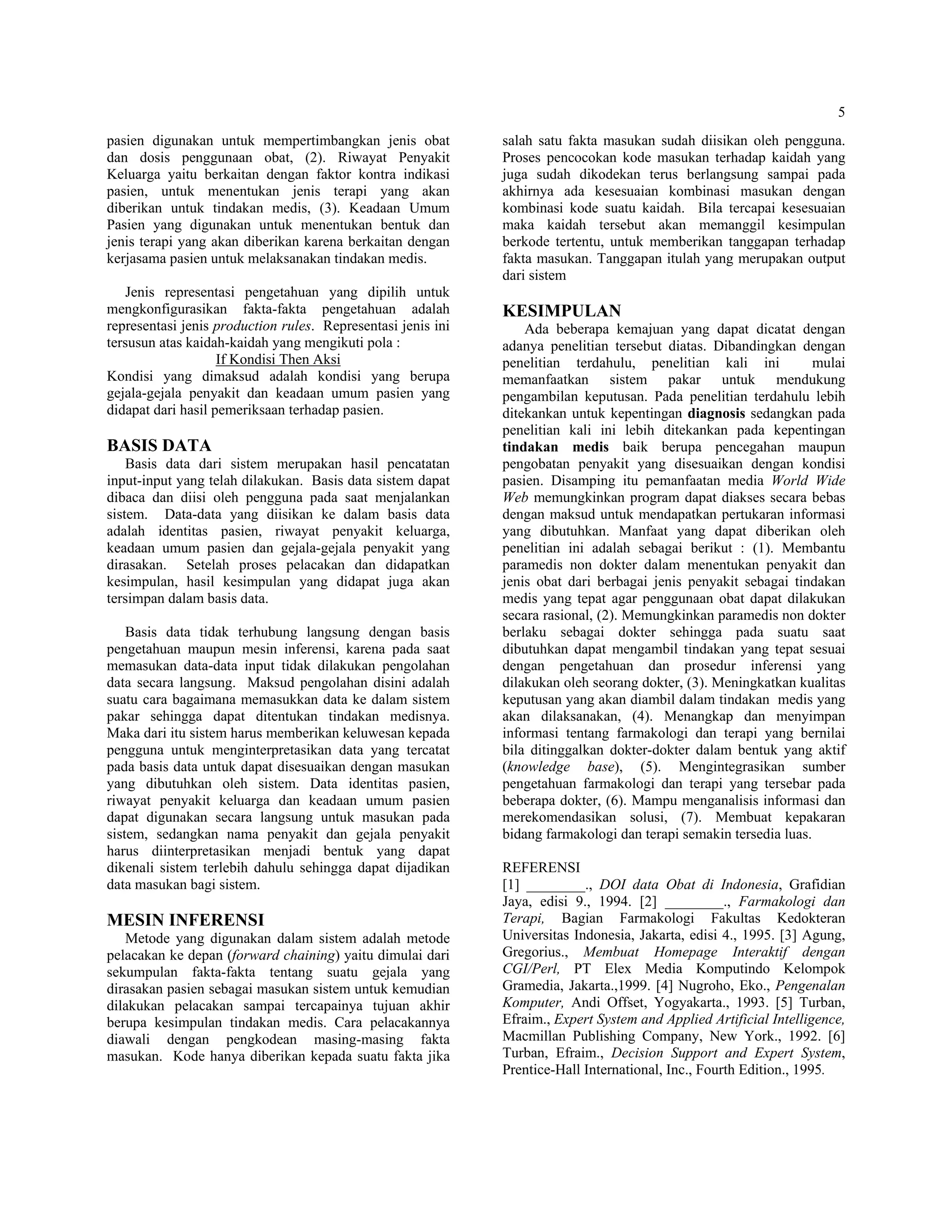 Farmakologi(forward chaining) | PDF