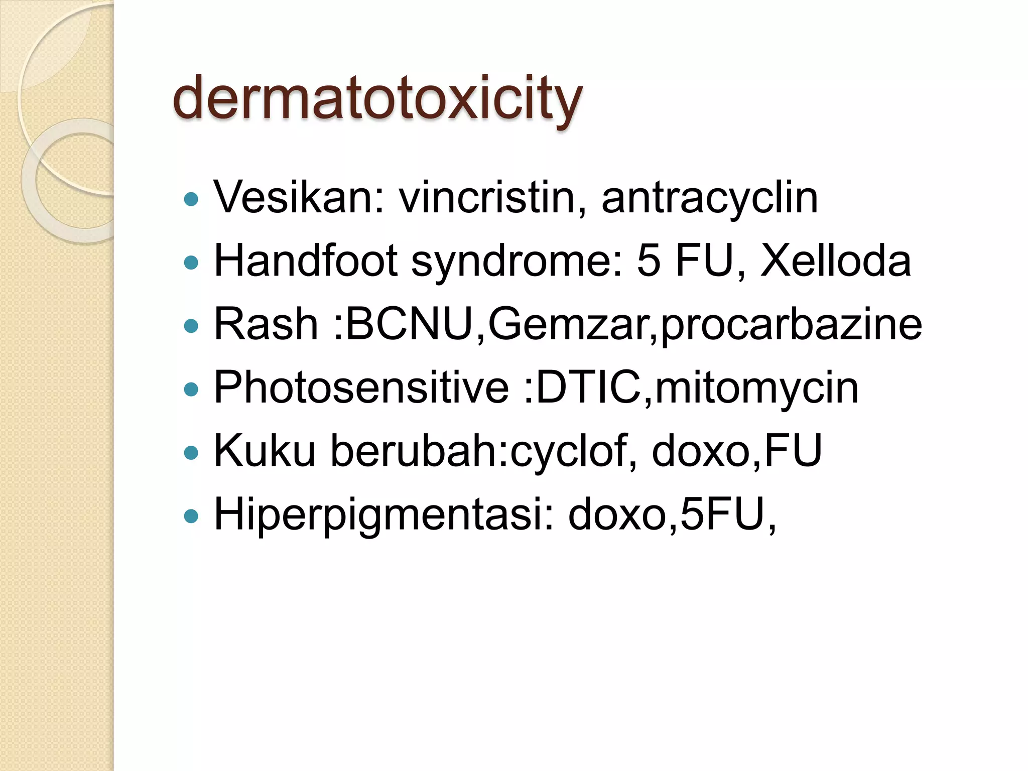 Farmakologi obat kanker 2015 | PPTX