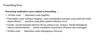 Jam Medication Farmakovigilens - Medication Error - Farmasi | PPTX